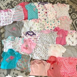 0-3 & 3 month onesies